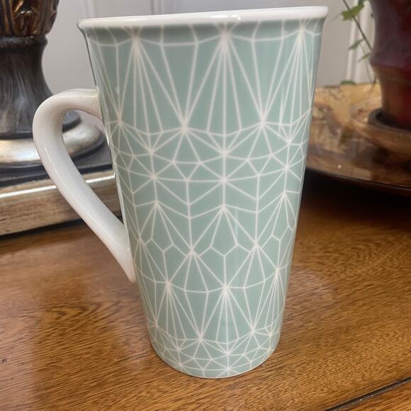 Starbucks  Mermaid Logo Green Geometric Mug - Picture 2 of 4